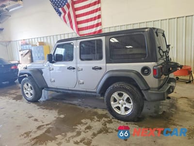 Drugie zdjęcie samochodu z przodu: 2020 JEEP WRANGLER UNLIMITED SPORT VIN:1C4HJXDNXLW257327 - miniatura