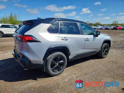 Trzecie zdjęcie samochodu z tyłu: 2019 TOYOTA RAV4 HYBRID XLE VIN:2T3RWRFV3KW046241 - miniatura
