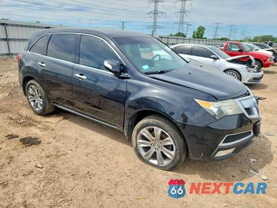 Czwarte zdjęcie samochodu z boku: 2013 ACURA MDX ADVANCE VIN:2HNYD2H63DH501276 - miniatura