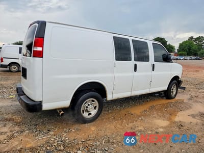 Trzecie zdjęcie samochodu z tyłu: 2023 CHEVROLET EXPRESS G2500 VIN:1GCWGAFP6P1155107 - miniatura