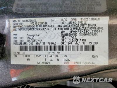Zdjęcie 12 z 12 samochodu: 2012 FORD FOCUS SE VIN:1FAHP3K22CL335641 - miniatura