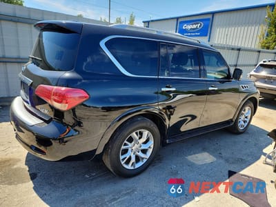 Trzecie zdjęcie samochodu z tyłu: 2014 INFINITI QX80 BASE VIN:JN8AZ2NF3E9551601 - miniatura