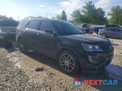 Czwarte zdjęcie samochodu z boku: 2016 FORD EXPLORER SPORT VIN:1FM5K8GT3GGA84584 - miniatura