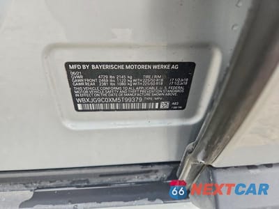 Zdjęcie 14 z 14 samochodu: 2021 BMW X1 XDRIVE28I VIN:WBXJG9C0XM5T99379 - miniatura