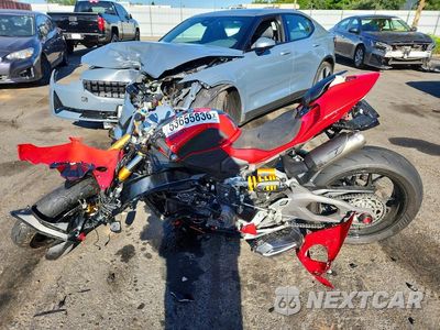 Trzecie zdjęcie samochodu z tyłu: 2025 DUCATI PANIGALE V2 VIN:ZDMHAU8T9SB001276 - miniatura