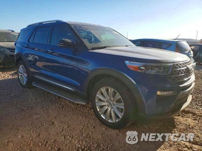 Czwarte zdjęcie samochodu z boku: 2021 FORD EXPLORER LIMITED VIN:1FM5K7FW3MNA09557 - miniatura