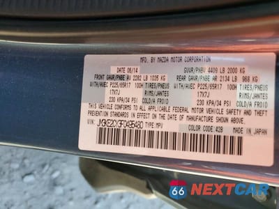 Zdjęcie 13 z 13 samochodu: 2015 MAZDA CX-5 TOURING VIN:JM3KE2CY3F0495480 - miniatura