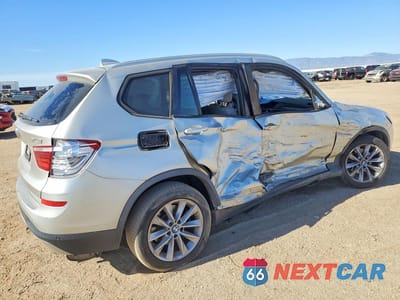Trzecie zdjęcie samochodu z tyłu: 2015 BMW X3 XDRIVE28I VIN:5UXWX9C53F0D47916 - miniatura