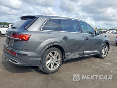 Trzecie zdjęcie samochodu z tyłu: 2021 AUDI Q7 PREMIUM PLUS VIN:WA1LJAF76MD030889 - miniatura