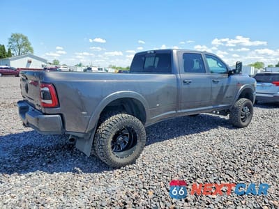 Trzecie zdjęcie samochodu z tyłu: 2020 RAM 3500 LARAMIE VIN:3C63RRJL5LG196010 - miniatura