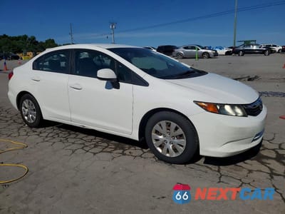 Czwarte zdjęcie samochodu z boku: 2012 HONDA CIVIC LX VIN:19XFB2F56CE072559 - miniatura
