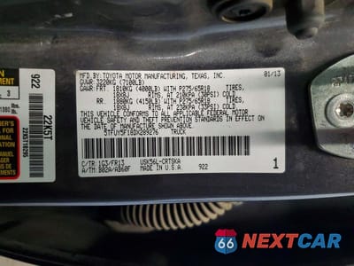 Zdjęcie 12 z 12 samochodu: 2013 TOYOTA TUNDRA DOUBLE CAB SR5 VIN:5TFUY5F18DX289276 - miniatura