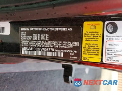 Zdjęcie 13 z 13 samochodu: 2015 BMW X1 SDRIVE28I VIN:WBAVM1C5XFVW58778 - miniatura