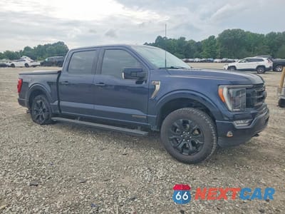 Czwarte zdjęcie samochodu z boku: 2022 FORD F150 SUPERCREW VIN:1FTFW1EDXNFB33055 - miniatura