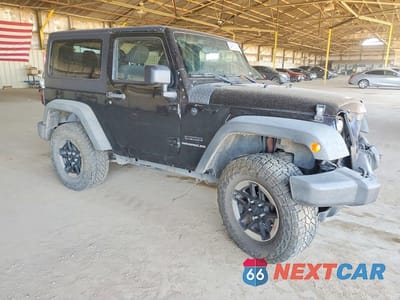 Czwarte zdjęcie samochodu z boku: 2015 JEEP WRANGLER SPORT VIN:1C4AJWAG7FL508490 - miniatura