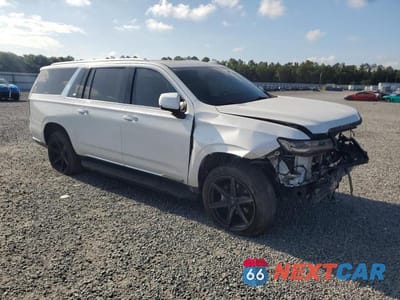 Czwarte zdjęcie samochodu z boku: 2022 CADILLAC ESCALADE ESV PREMIUM LUXURY VIN:1GYS3KKL4NR156719 - miniatura