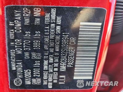Zdjęcie 14 z 14 samochodu: 2025 HYUNDAI VENUE SEL VIN:KMHRC8A32SU398941 - miniatura