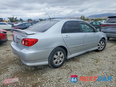 Trzecie zdjęcie samochodu z tyłu: 2005 TOYOTA COROLLA S VIN:1NXBR30E75Z463633 - miniatura