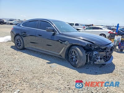 Czwarte zdjęcie samochodu z boku: 2024 BMW I4 EDRIVE 35 VIN:WBY43AW04RFT31081 - miniatura