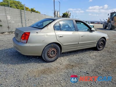 Trzecie zdjęcie samochodu z tyłu: 2005 HYUNDAI ELANTRA GLS VIN:KMHDN46D35U962261 - miniatura