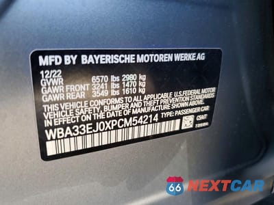 Zdjęcie 12 z 12 samochodu: 2023 BMW 760 XI VIN:WBA33EJ0XPCM54214 - miniatura