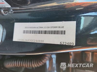 Zdjęcie 12 z 12 samochodu: 2016 NISSAN ALTIMA 2.5 SV VIN:1N4AL3AP3GC244930 - miniatura
