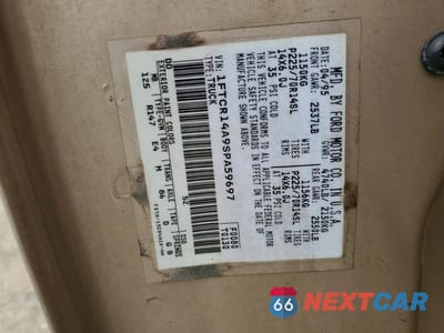 Zdjęcie 12 z 12 samochodu: 1995 FORD RANGER SUPER CAB VIN:1FTCR14A9SPA59697 - miniatura