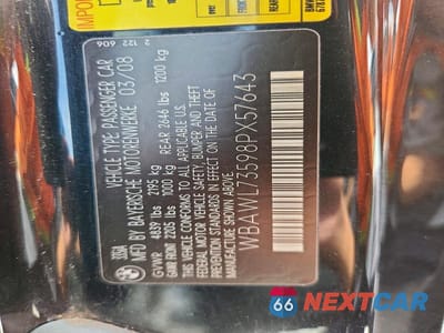 Zdjęcie 12 z 12 samochodu: 2008 BMW 335 I VIN:WBAWL73598PX57643 - miniatura