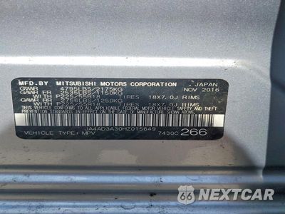 Zdjęcie 13 z 13 samochodu: 2017 MITSUBISHI OUTLANDER SE VIN:JA4AD3A30HZ015649 - miniatura