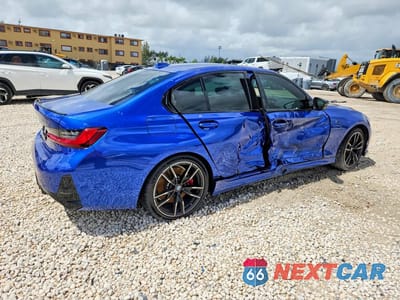 Trzecie zdjęcie samochodu z tyłu: 2024 BMW M340I VIN:3MW49FS06R8D92487 - miniatura