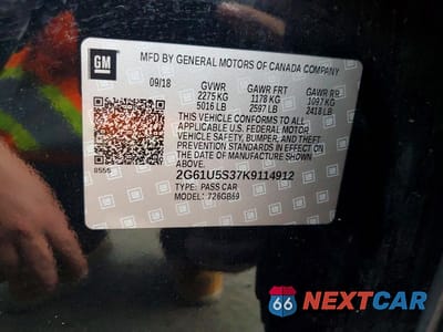 Zdjęcie 12 z 12 samochodu: 2019 CADILLAC XTS VIN:2G61U5S37K9114912 - miniatura