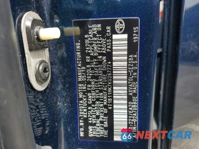 Zdjęcie 12 z 12 samochodu: 2019 TOYOTA CAMRY SE VIN:4T1B11HK7KU267774 - miniatura