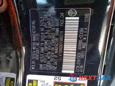 Zdjęcie 13 z 13 samochodu: 2026 TOYOTA CAMRY SE VIN:4T1DAACK4TU682519 - miniatura