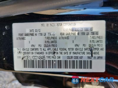 Zdjęcie 12 z 12 samochodu: 2012 MAZDA MAZDA2 VIN:JM1DE1LY0C0148485 - miniatura