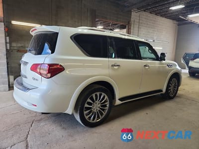 Trzecie zdjęcie samochodu z tyłu: 2016 INFINITI QX80 BASE VIN:JN8AZ2NE4G9127175 - miniatura