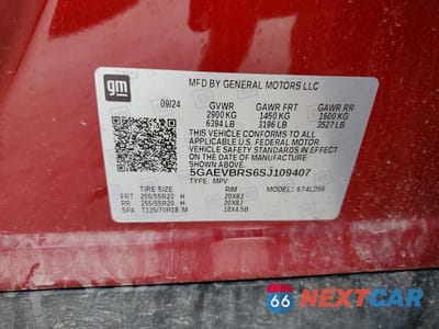 Zdjęcie 14 z 14 samochodu: 2025 BUICK ENCLAVE SPORT TOURING VIN:5GAEVBRS6SJ109407 - miniatura