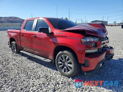 Czwarte zdjęcie samochodu z boku: 2021 CHEVROLET SILVERADO C1500 RST VIN:3GCPWDED3MG144840 - miniatura