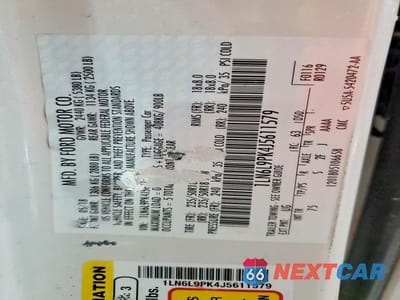 Zdjęcie 12 z 12 samochodu: 2018 LINCOLN CONTINENTAL PREMIERE VIN:1LN6L9PK4J5611579 - miniatura