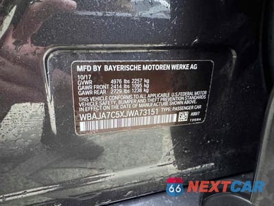 Zdjęcie 10 z 10 samochodu: 2018 BMW 530 XI VIN:WBAJA7C5XJWA73151 - miniatura