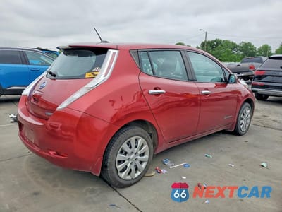 Trzecie zdjęcie samochodu z tyłu: 2015 NISSAN LEAF S VIN:1N4AZ0CP5FC315781 - miniatura