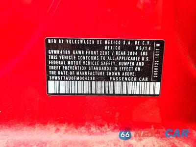 Zdjęcie 12 z 12 samochodu: 2015 VOLKSWAGEN GTI VIN:3VW5T7AU0FM004298 - miniatura