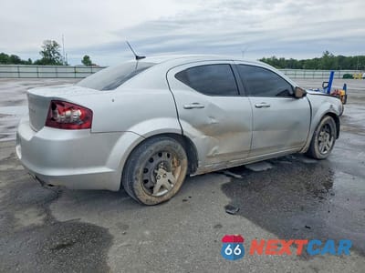 Trzecie zdjęcie samochodu z tyłu: 2012 DODGE AVENGER SE VIN:1C3CDZAB5CN220445 - miniatura