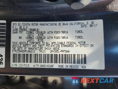 Zdjęcie 13 z 13 samochodu: 2017 TOYOTA TACOMA TRD OFF-ROAD VIN:3TMCZ5AN2HM106212 - miniatura