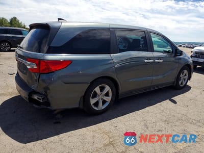Trzecie zdjęcie samochodu z tyłu: 2019 HONDA ODYSSEY EXL VIN:5FNRL6H73KB040953 - miniatura