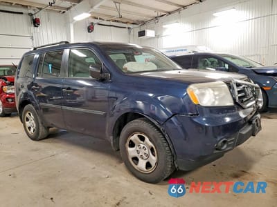 Czwarte zdjęcie samochodu z boku: 2012 HONDA PILOT LX VIN:5FNYF4H24CB039808 - miniatura