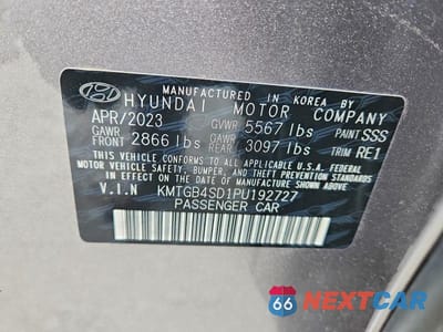 Zdjęcie 13 z 13 samochodu: 2023 GENESIS G80 3.5T SPORT VIN:KMTGB4SD1PU192727 - miniatura