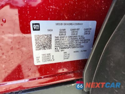 Zdjęcie 13 z 13 samochodu: 2025 CHEVROLET TRAILBLAZER LS VIN:KL79MMSP7SB012325 - miniatura
