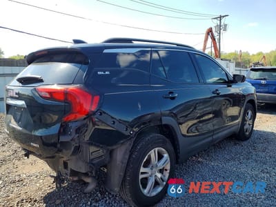 Trzecie zdjęcie samochodu z tyłu: 2018 GMC TERRAIN SLE VIN:3GKALTEV5JL357104 - miniatura