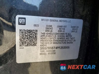 Zdjęcie 12 z 12 samochodu: 2023 CHEVROLET MALIBU LS VIN:1G1ZB5ST4PF253005 - miniatura