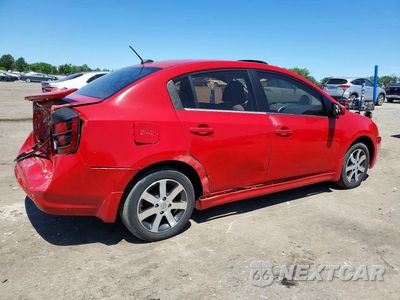 Trzecie zdjęcie samochodu z tyłu: 2012 NISSAN SENTRA 2.0 VIN:3N1AB6AP2CL711805 - miniatura